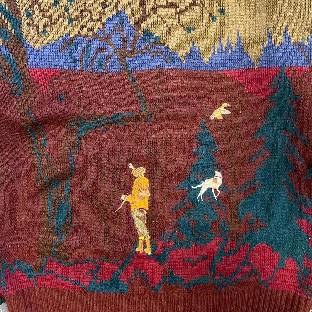 Vintage 90s Sears Duck Hunting Knit - Picture 2 of 6
